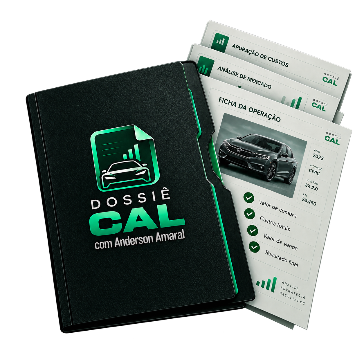 Dossiê CAL — capa e ficha da operação